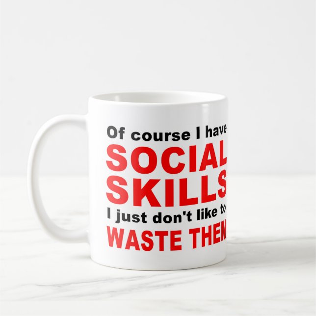 Social Skills Kaffemugg (Vänster)
