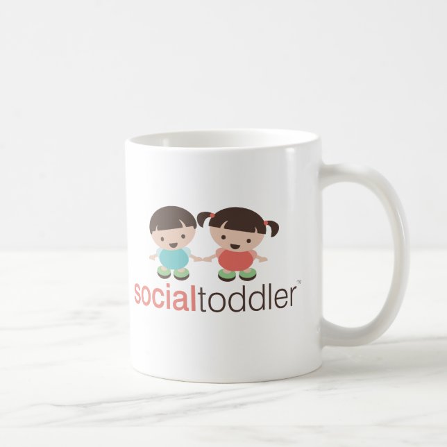 Social småbarnmugg kaffemugg (Höger)