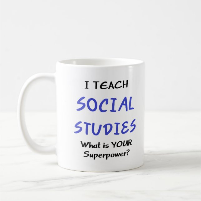 social studieledning kaffemugg (Vänster)