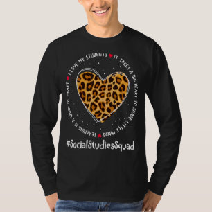 Social studierna Fyrkantig admins utvärderingsveck T Shirt