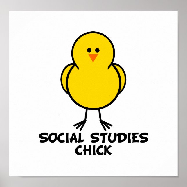 Social Studies Chick Poster (Framsidan)