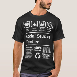 Social Studies Lacher Gifts Funny T Shirt