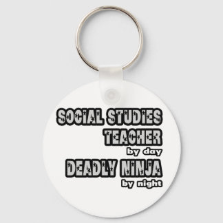 Social studies Teacher ...Deadly Ninja Nyckelring