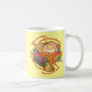 Social Studies Teacher Motto Kaffemugg