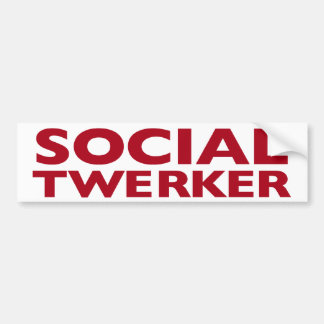 Social Twerker bildekal