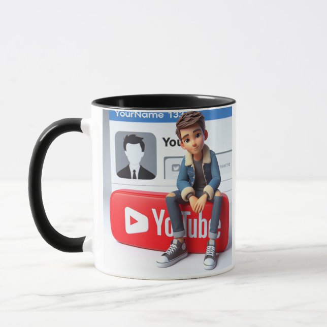 Social Vibes Mugg Youtube logotyp design (Vänster)