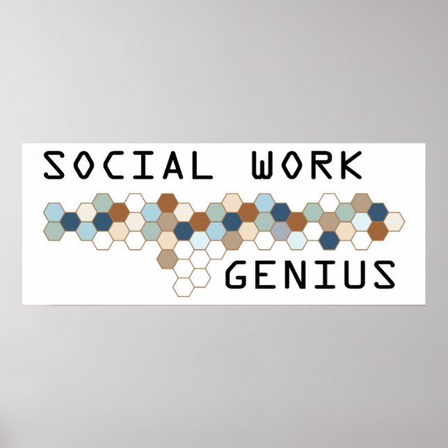 Social Work Genius Poster (Framsidan)