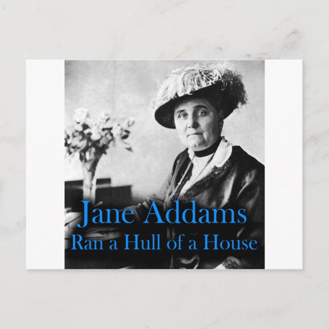 Social Work: Jane Addams Ran a Hull of a House Vykort (Framsida)
