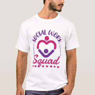 Social Work Squad Social Worker LCSW T Shirt