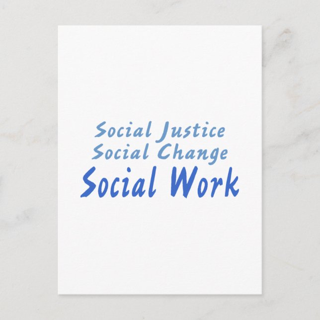Social Work Vykort (Framsida)