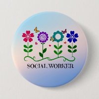 Social Worker...Blommor, hjärtan, fjärilar