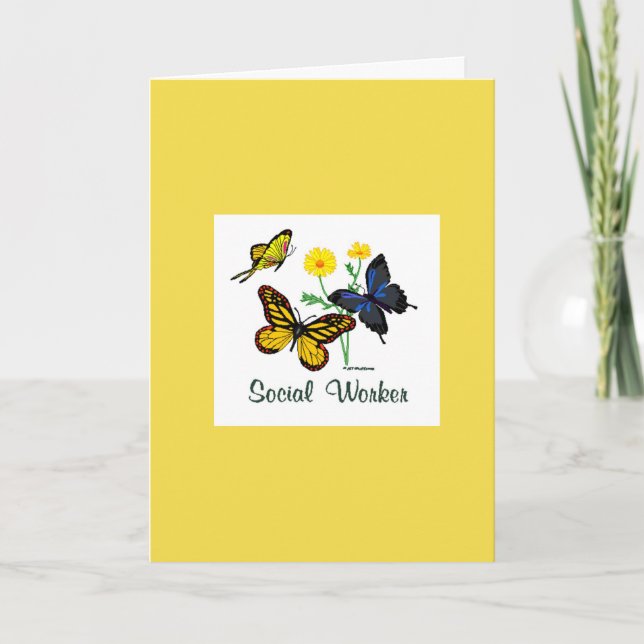 Social Worker Butterflies Tack (Framsida)
