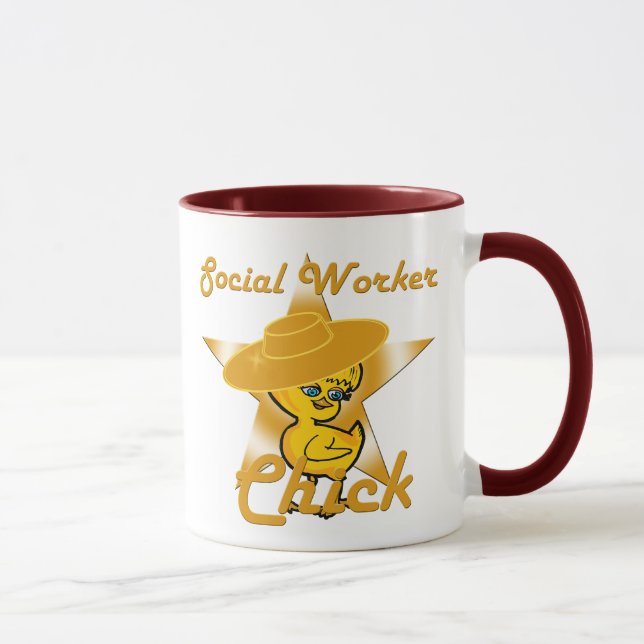 Social Worker-Chick nr 10 Mugg (Höger)