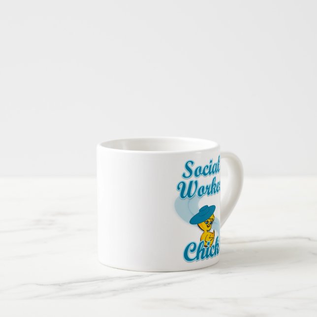 Social Worker-Chick nr 3 Espressomugg (Framsida höger)