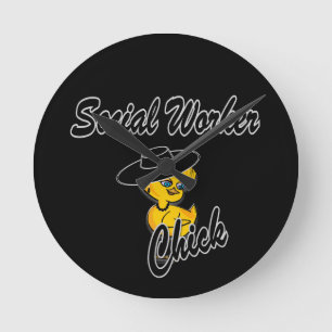 Social Worker-Chick nr 4 Rund Klocka