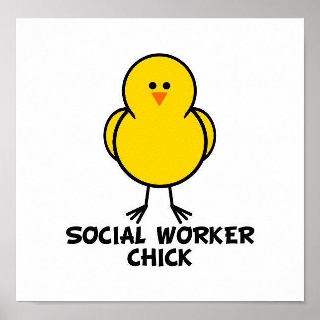 Social Worker Chick Poster (Framsidan)