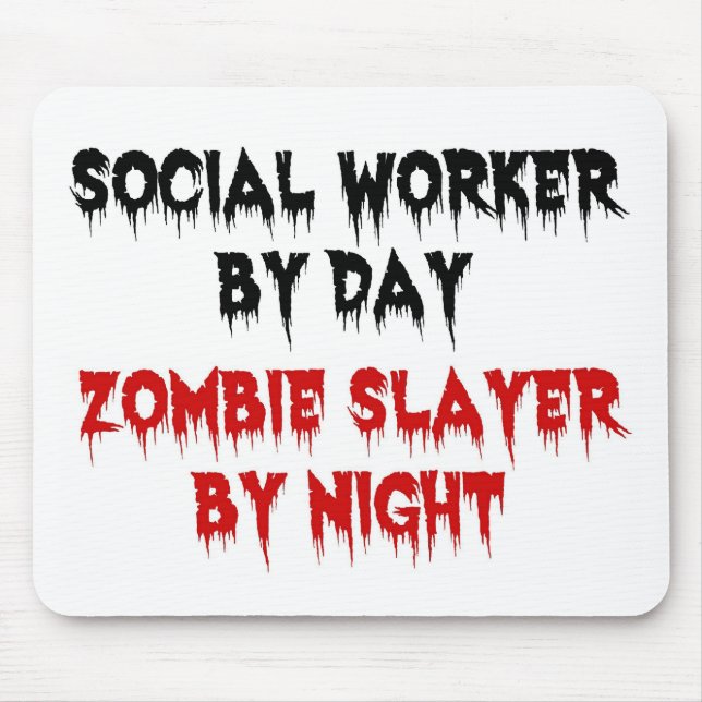 Social Worker efter Dag Zombie Sayer efter Natten Musmatta (Framsidan)