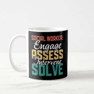 Social Worker Ene Assess Intervene Solve Kaffemugg