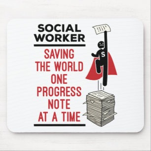 Social Worker Funny Progress Note Social-arbete Musmatta