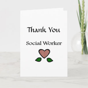 Social Worker GH Tack för ditt kort