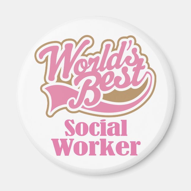 Social Worker Gift Magnet (Framsidan)