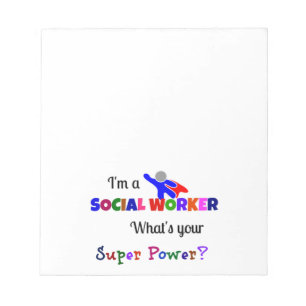 Social Worker Humor Anteckningsblock