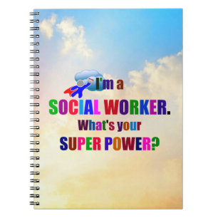 Social Worker Humor Anteckningsbok