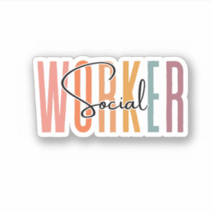 Social Worker Klistermärken