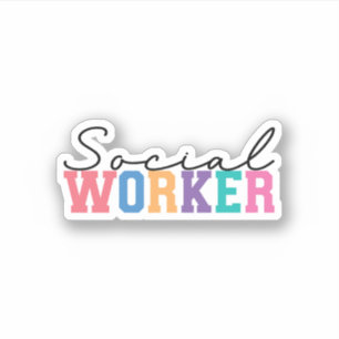 Social Worker Klistermärken