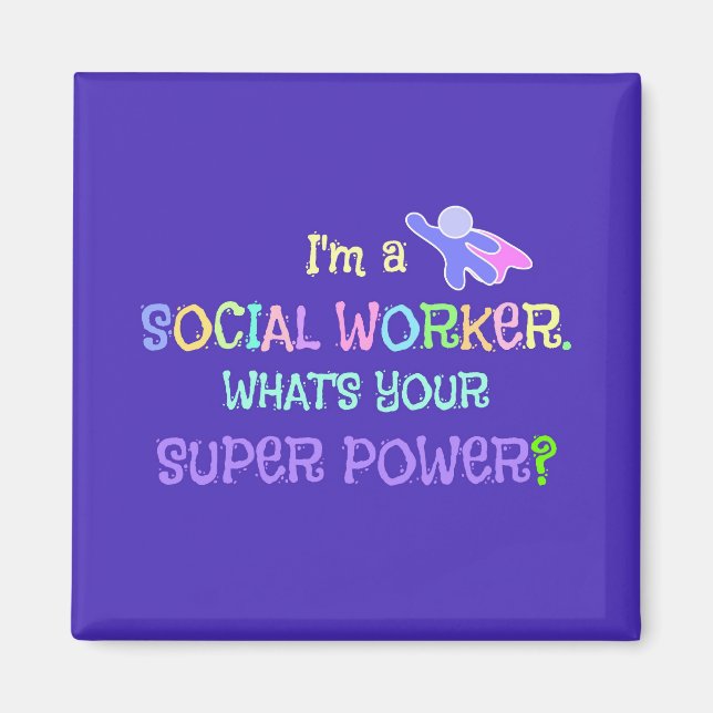 Social Worker, Klistra in Funky Magnet (Framsidan)