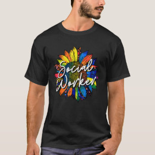 Social Worker Leopard Solros Social Work Apprec T Shirt