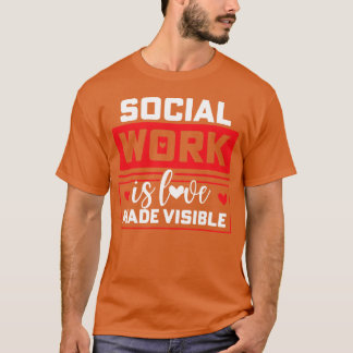 Social Worker Love boy T Shirt
