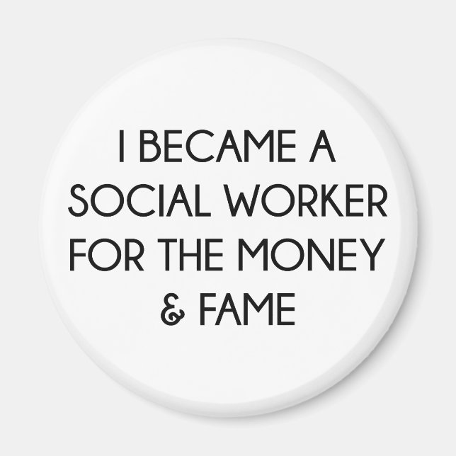 Social Worker Magnet (Framsidan)