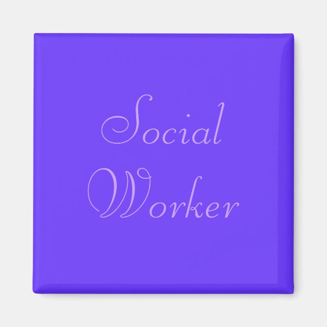 Social Worker Magnet (Framsidan)