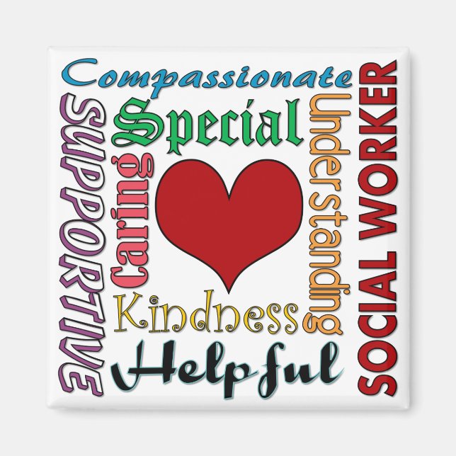 Social Worker Magnet (Framsidan)