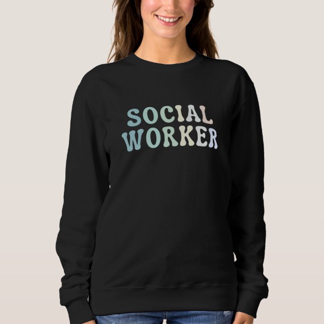 Social Worker MSW T Shirt (Framsida)