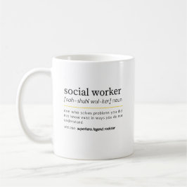  Social Worker noun Kaffemugg