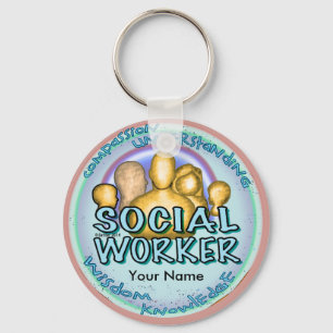 Social Worker Nyckelring