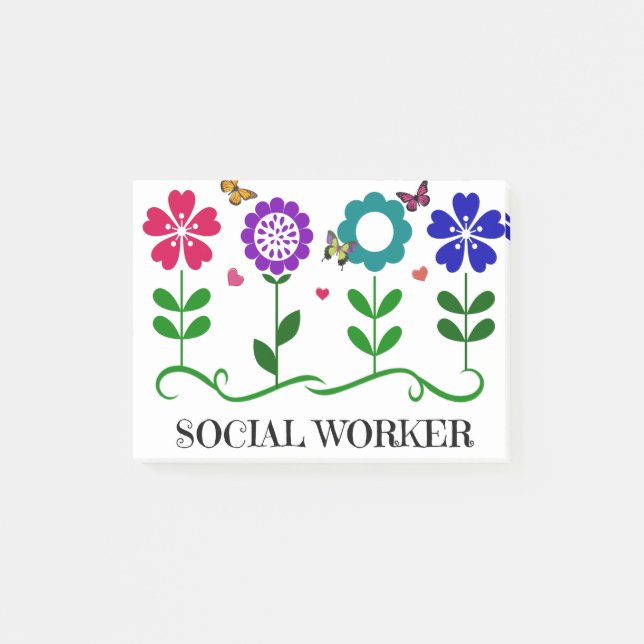 Social Worker Post-it Block (Framsida)