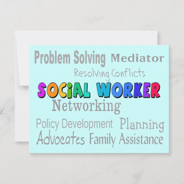 Social Worker Professionell Duties Design (Framsida)