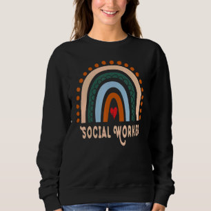 Social Worker Rainbow Cute Apprecision Essential T Shirt
