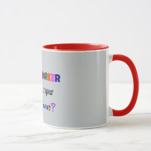 Social Worker Toppen Power Mugg