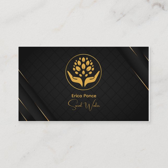 Social Worker Visitkort (Framsida)