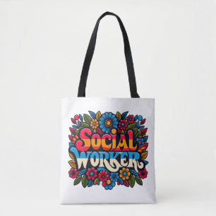Social Worker Work MSW Gift Masters Tygkasse