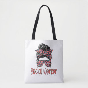 Social Worker Work MSW Masters Degree Studenten Tygkasse