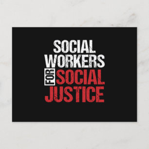 Social Workers for Social Justice Human Högers Act Vykort