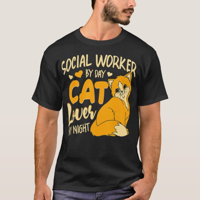 Social Workers MSW School Studenten Gift Funny T Shirt (Framsida)