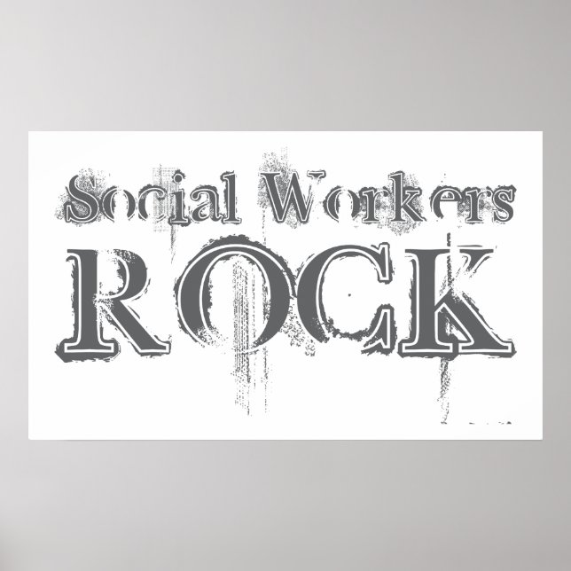 Social Workers Sten Poster (Framsidan)