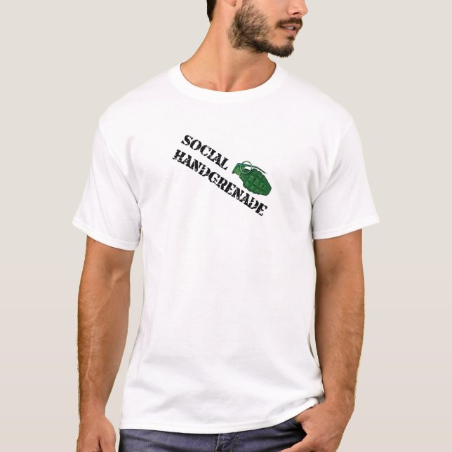 Sociala Handgrenade T-shirt (Framsida)