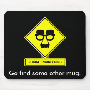 Sociala iscensätta Mousepad Musmatta